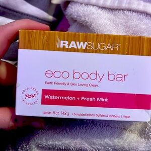 Raw Sugar Eco Bar Soap Watermelon + Fresh Mint